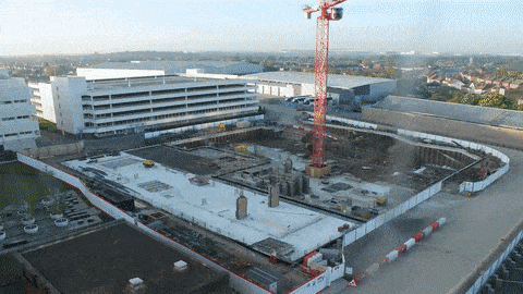 Houston Construction Timelapse and Drone Progress